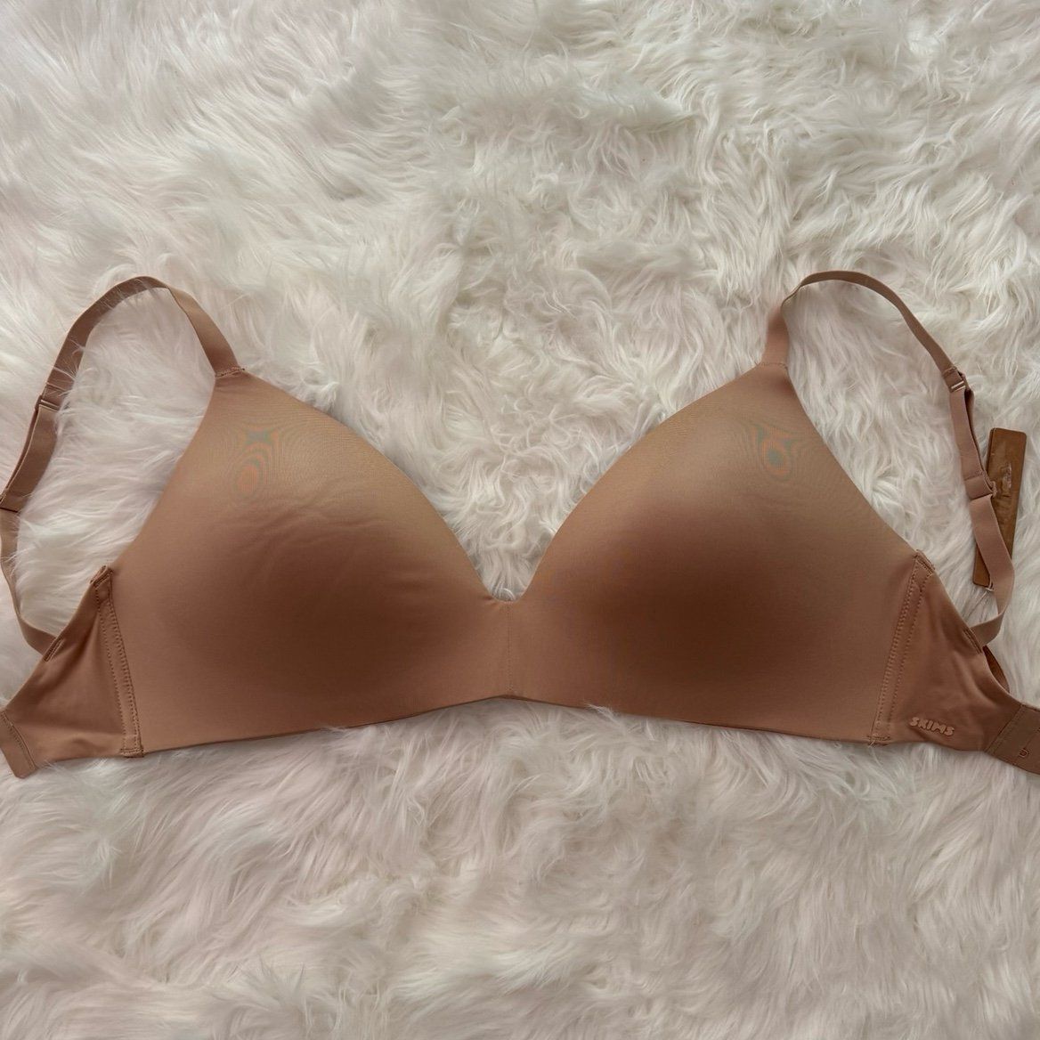 Skims Body Wireless Lightly Lined Bra Clay Size 32h